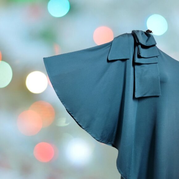 Blue One Shoulder Dress Size M - Picture 5 of 10